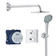 Systém sprchový termostatický Grohe Grohtherm s Rainshower Cosmopolitan 210 34734000