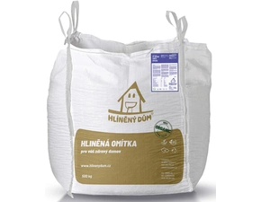 Omítka hliněná HLINĚNÝ DŮM HRUBÁ 500 kg
