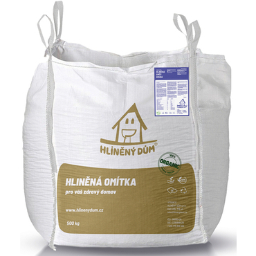 Omítka hliněná HLINĚNÝ DŮM HRUBÁ 500 kg