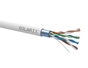 Kabel instalační Solarix CAT5e FTP stíněný PVC 500 m