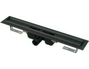 Žlab sprchový nerezový Alca APZ1BLACK-1050 černý matný