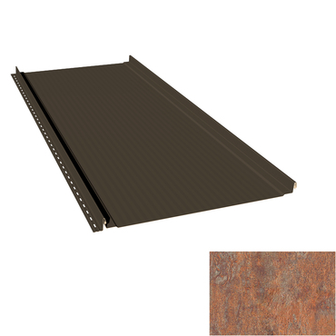 Krytina plechová LINEDEK 485 Micro Imitace MIC04 corten světlý