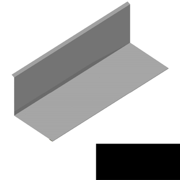 Lemování ke zdi rovnoběžné s okapem RS250S-120 PU 50 MAX MN131 černá