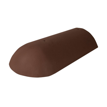 Hřebenáč koncový Bramac Novo s vrutem tmavohnědá