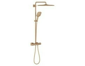 Systém sprchový termostatický Grohe Rainshower SmartActive 310 Cube kartáčovaný Warm Sunset
