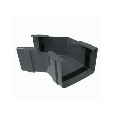 Roh variabilní hranatý GuttaKROP PVC antracit 91–179°