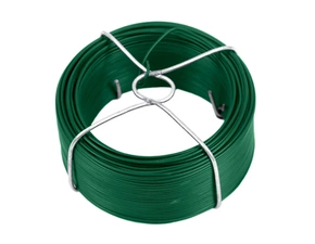 Drát vázací Zn + PVC v drátěném obalu zelený průměr drátu 1,4 mm délka 60 m