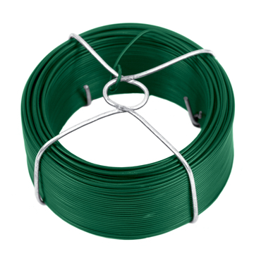 Drát vázací Zn + PVC v drátěném obalu zelený průměr drátu 1,4 mm délka 60 m