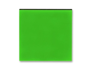 Kryt stmívač s průzorem ABB Levit zelená, kouřová černá