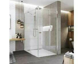 Dveře sprchové + boční stěna Mereo Novea CK12813ZP 800×900 mm pravé chrom/čiré sklo