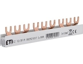 Lišta propojovací ETI IZ12/3F/9 3pól 12 mm2