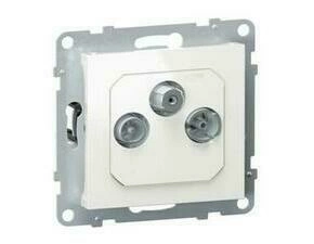 Zásuvka anténní hvězda koncová Legrand Suno TV/R/SAT bílá