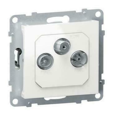 Zásuvka anténní hvězda koncová Legrand Suno TV/R/SAT bílá