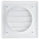 Mřížka větrací gravitační HACO VM G 150×150/100 mm bílá