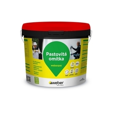 Omítka silikátová weberpas extraClean active rýhovaná 2 mm ZL5E 25 kg