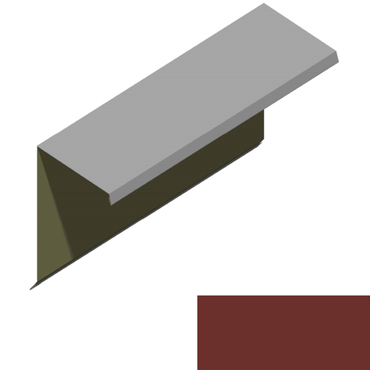 Ukončení pultové střechy RS360S-60 PU 50 MAX MR539 cihlově hnědá