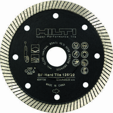 Kotouč DIA Hilti DC-D SPX Hard Tile 125×22,23×1,2×10 mm