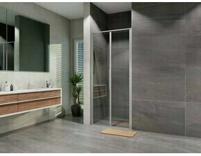 Dveře sprchové Lansanit Tadao PD2-90 900 mm chrom/čiré sklo
