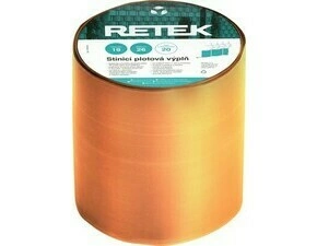 Plotová výplň stínicí RETEK PREMIUM oranžově výstražná (26 m/bal.)