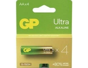 Baterie GP Ultra Alkaline AA 4 ks