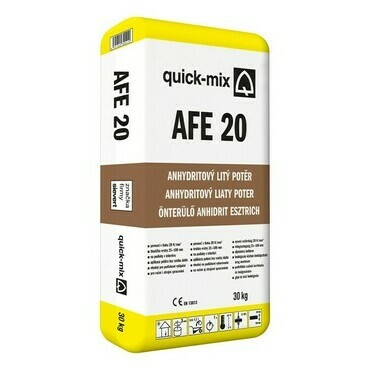 Potěr anhydritový litý Sakret/Quick-mix AFE 20 30 kg