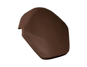 Uzávěra hřebene Bramac Novo s vrutem tmavohnědá