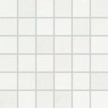 Mozaika Rako Next 5×5 cm (set 30×30 cm) světle šedá WDM05500