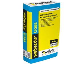 Omítka sádrová z trassového vápna weberdur trass 30 kg