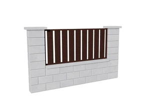 Výplň plotová DEKMETAL STECCA MIC82 corten dark