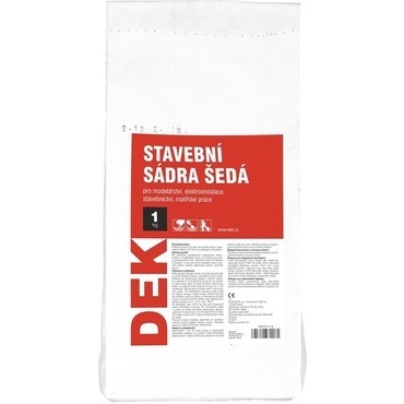 Sádra stavební DEK šedá, 5 kg