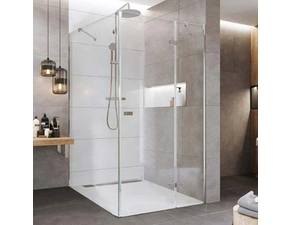 Dveře sprchové + boční stěna Mereo Novea CK10116ZP 800×1 000 mm pravé chrom/čiré sklo