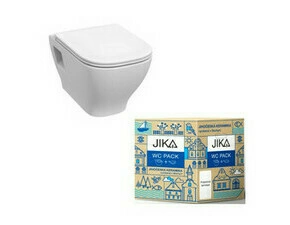 WC závěsné Jika Deep pack-N Rimless včetně sedátka