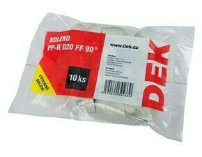 Koleno Pipelife PP-R 20 mm 90 ° FF (balení 10 ks)