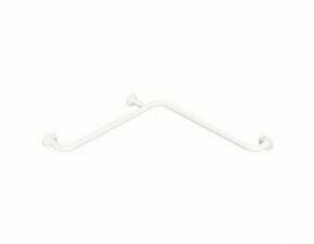 Madlo do sprchy Bemeta Help 710×710 mm pevné s krytkou bílé