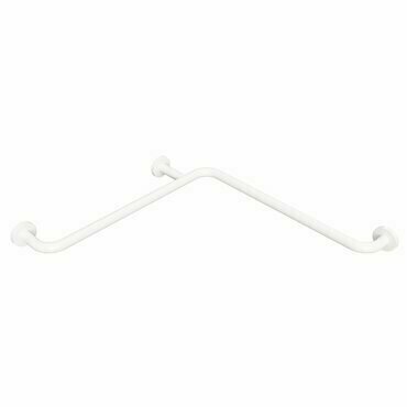 Madlo do sprchy Bemeta Help 710×710 mm pevné s krytkou bílé