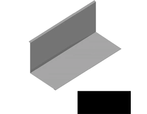 Lemování ke zdi rovnoběžné s okapem RS312S-120 SP 35 TEX 2N09A černá