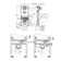 Set 3v1 pro závěsné WC Grohe Rapid SLX 39603000
