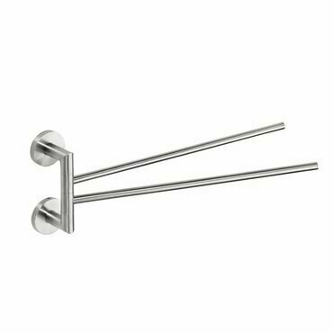 Věšák na ručníky Bemeta Neo nerez matný 380 mm