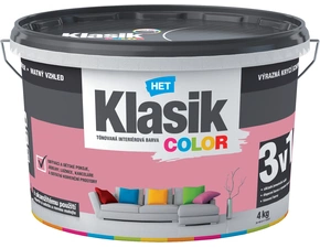 Malba interiérová HET Klasik Color růžový, 4 kg