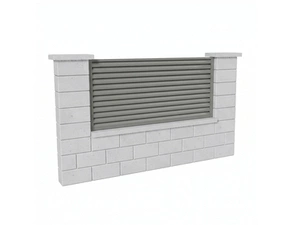 Výplň plotová DEKMETAL RAZZO 2A094 grey aluminium