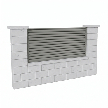 Výplň plotová DEKMETAL RAZZO 2A094 grey aluminium