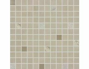Mozaika Rako Up 2,5×2,5 cm (set 30×30 cm) šedohnědá WDM0U509