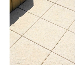 Dlažba betonová BEST TERASOVÁ reliéfní rubio tryskaná žlutá 500×500×50 mm