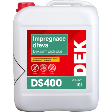 Přípravek impregnační DEKSAN PROFI PLUS zelený 10 l