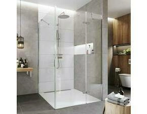 Dveře sprchové + boční stěna Mereo Novea CK10114ZP 800×800 mm pravé chrom/čiré sklo