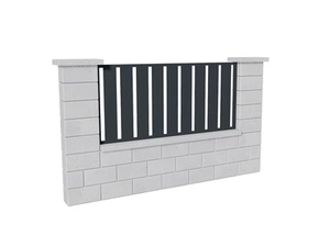 Výplň plotová DEKMETAL STECCA 7G78D anthracite grey