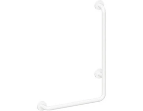 Držadlo nástěnné opěrné Bemeta Help 890 mm pravé s krytkou bílé