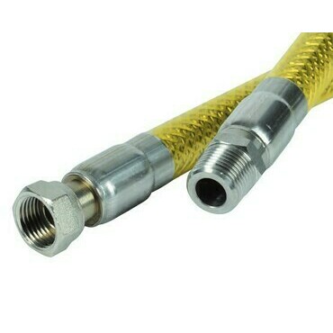 Hadice plynová STANDARD 1/2" MF 200 cm