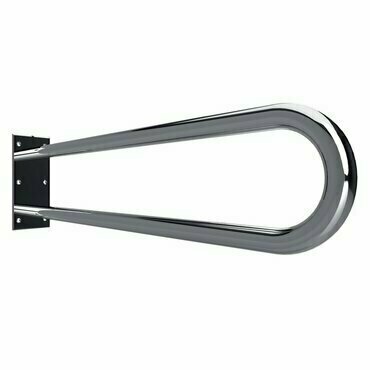 Madlo podpěrné ve tvaru U Bemeta Help 813 mm bez krytky nerez lesklý