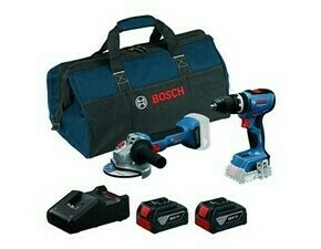 Sada AKU nářadí Bosch GSB 18V-65 + GWS 18V-8 18 V 2× 4 Ah